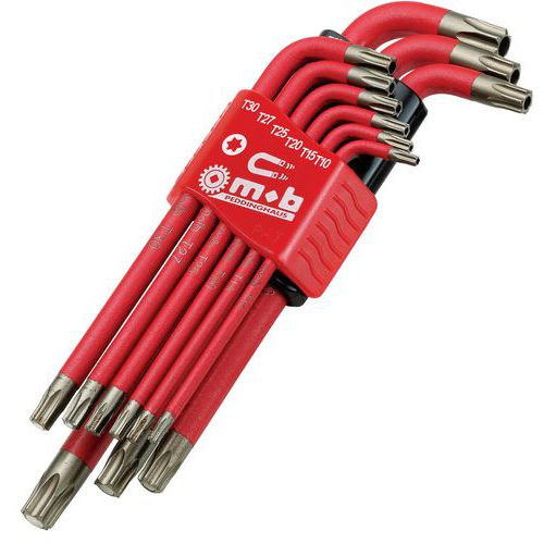mob 1 étui de 9 clé mâles torx avec aimant - mob