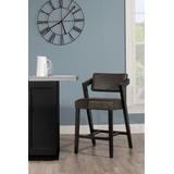 Hillsdale Furniture Snyder Wood Counter Height Stool, Blackwash - 4708-828