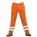 Protal Protex Flame Retardant A/S Orange Hi-Vis Cargo Work Trousers - FRA214CO (38" Reg, Orange)