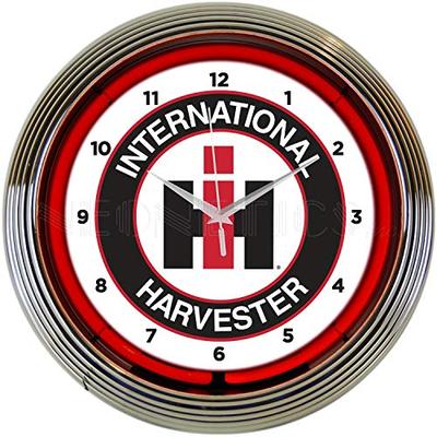 Neonetics International Harvester NEON Clock