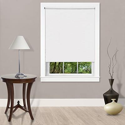 Achim Home Furnishings Cords Free Tear Down Light Filtering Window Shade 55" x 72" White