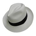 Equal Earth New Genuine Panama Hat Rolling Folding Authentic & Fairtrade - White (57cm)