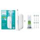 Philips Sonicare Protective Clean 4500 Elektrische Zahnbürste mit Schalltechnologie HX6839/28 & Optimal White - Aufsteckbürsten 6 Stück