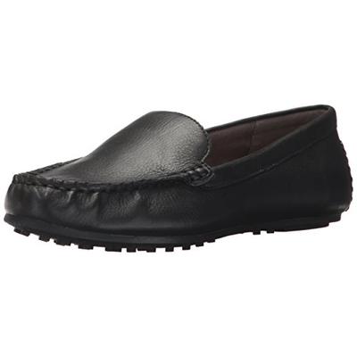 Aerosoles Women's Over Drive Loafer, Black Leather, 9.5 M US