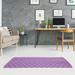 Indigo 48 x 0.25 in Area Rug - Brayden Studio® Barbra Minimalist Tree Purple Area Rug Polyester | 48 W x 0.25 D in | Wayfair