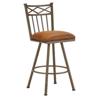 Iron Mountain Alexander Swivel Bar Stool, Inca/Bronze