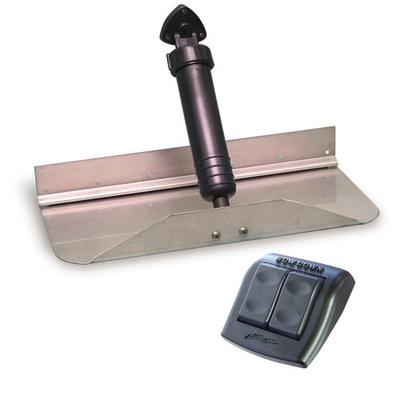 Bennett 129E Hydraulic Trim Tab Set with Euro-Style Control - 12" x 9"