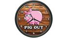 BBQ TIME TO PIG OUT Wall Clock restaurant pork ribs barbecue business gift