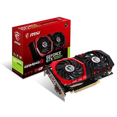 MSI Computer Video Graphic Cards GeForce GTX 1050 TI Gaming X 4G