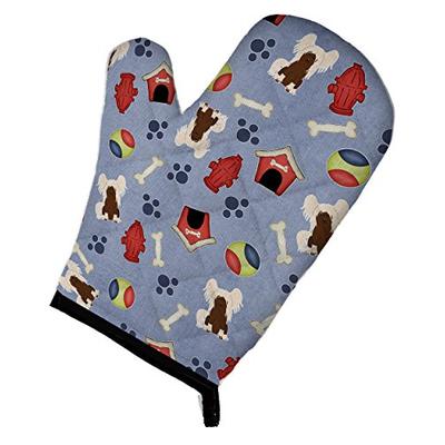 Caroline's Treasures BB2726OVMT Dog House Collection Chinese Crested Cream Oven Mitt, Large, multico