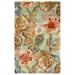 Jaipur Living Petal Pusher Handmade Floral Green/ Multicolor Area Rug (9'X12') - RUG113457