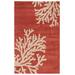 "Jaipur Living Bough Handmade Abstract Coral/ Tan Area Rug (3'6""X5'6"") - RUG121231"