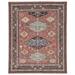 Jaipur Living Granato Hand-Knotted Medallion Red/ Blue Area Rug (2'X3') - RUG139431
