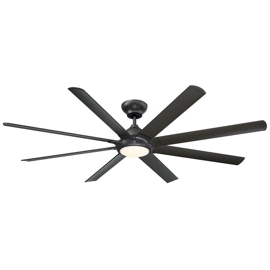 Modern Forms Hydra Outdoor Rated 80 Inch Ceiling Fan with Light Kit - FR-W1805-80L-27-BZ