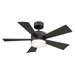 Modern Forms Wynd Outdoor Rated 42 Inch Ceiling Fan with Light Kit - FR-W1801-42L-27-BZ