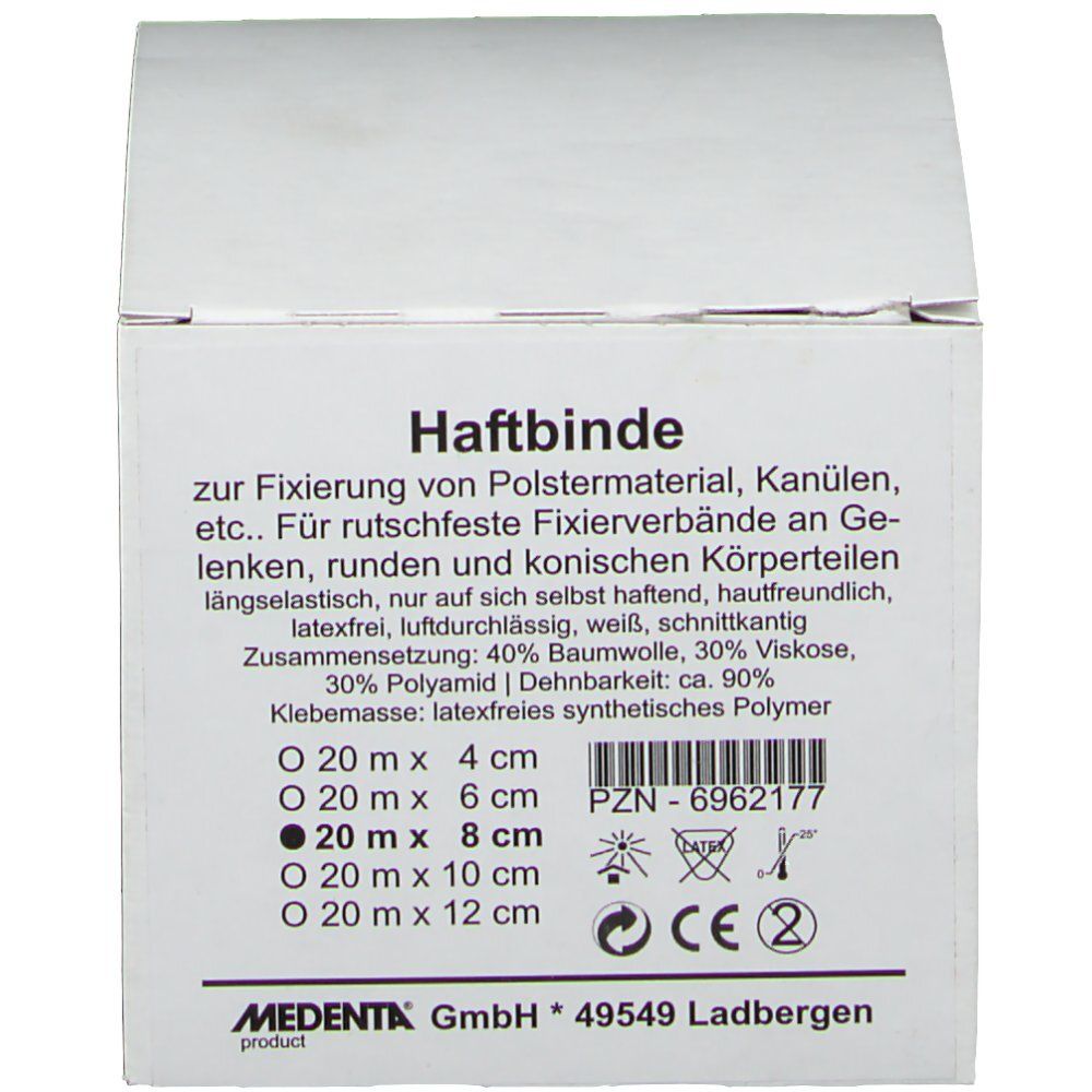 Haftbinde elastisch 8 cmx20 m 1 St Binden Image
