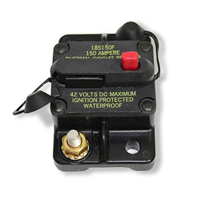 Velvac 091007 Type III Series Automotive Circuit Breaker (Plug in Mounting, 100 Amps, Blade Terminal