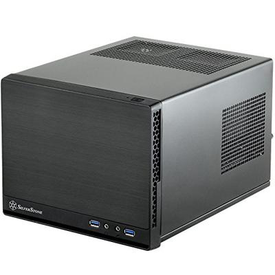 Silverstone Tek Mini-DTX, Mini-ITX Small Form Factor Computer Case with Faux Aluminum Front Panel Ca