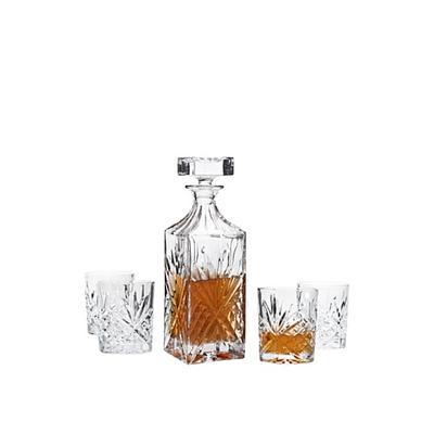 Dublin Whiskey Bar Set Decanter 4 DOF Glass
