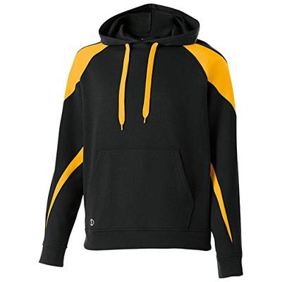 Holloway Boys' Prospect Hoodie Sportswear L Black/Light Gold