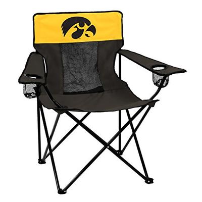 Logo Brands NCAA Iowa Hawkeyes Elite Chair