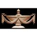 Alston Inc. Urn 6 1/2"H x 11"W x 3/4"D Onlay Scroll Wood in Brown | 6.5 H x 11 W x 0.75 D in | Wayfair 3010