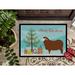 East Urban Home Merino Sheep Christmas 36 in. x 24 in. Non-Slip Outdoor Door Mat Synthetics | Rectangle 18" x 27" | Wayfair