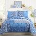 Jessica Simpson Home Single Reversible Cotton Quilt Cotton in Blue | King Quilt | Wayfair A045418BLNFE