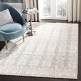 White 60 x 0.5 in Indoor Area Rug - Bungalow Rose Samaniego Hand-Tufted Ivory Area Rug Viscose/Wool | 60 W x 0.5 D in | Wayfair