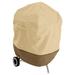 The Twillery Co.® Paulding Charcoal Grill Cover - Fit up to 32" Polyester in Brown/Gray | 49.5 H x 31.8 W x 31.8 D in | Wayfair