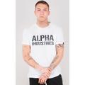 Alpha Industries Camo Print T-Shirt, white, Size S