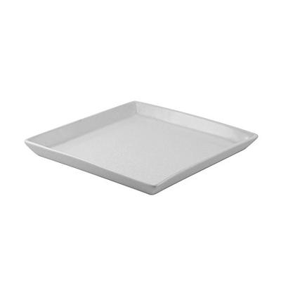 10 Strawberry Street Whittier 6.375" Square Plate, Set of 6, White