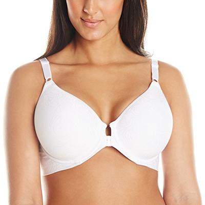 Bali Women's Comfort Revolution Front-Close Shaping Underwire Bra, White,36B