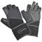 Lumintrail Leather Padded Anti-Slip Weight Lifting Gloves with Wrist Wrap Support for Gym Workouts B