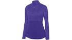 Augusta Sportswear Women's Shadow Tonal Heather 1/4 Zip Pullover S Purple