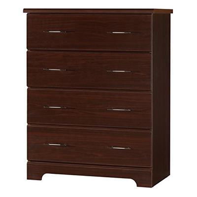 Storkcraft Brookside 4 Drawer Chest, Espresso, Kids Bedroom Dresser with 4 Drawers, Wood and Composi
