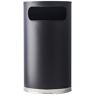 Witt Industries 9HR-BK Indoor Half Round Series Receptacle, Black Finish