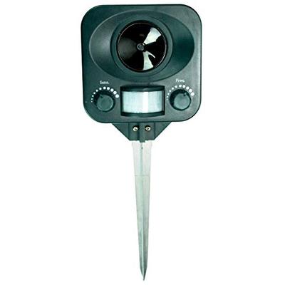 Bird-X Solar Yard Gard Electronic Animal Repeller keeps unwanted pests out of your yard with ultraso