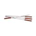 Outset QB50 Rosewood Collection Barbecue Skewers, Stainless Steel, Set of 4