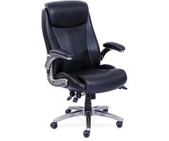 Lorell Revive Leather Executive Chair, Black