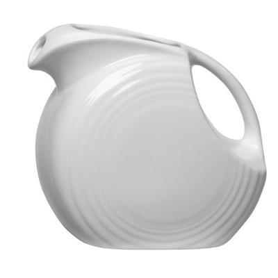 Fiesta 67-1/4-Ounce Large Disk Pitcher, White