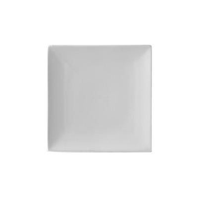 10 Strawberry Street Whittier 5.875" Coupe Square Bread & Butter Plate, Set of 6, White