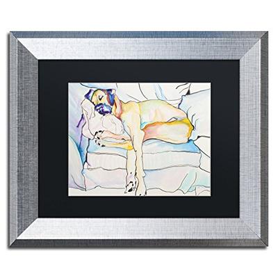 Sleeping Beauty by Pat Saunders-White, Black Matte, Silver Frame 11x14-Inch