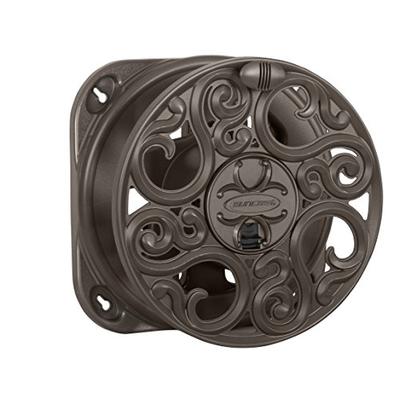 Suncast Sidewinder Side Scroll Mount House Reel - Fully Assembled Stylish Wall Mount with Removable