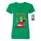 Custom Apparel R Us Drink Up Grinches Christmas Womens V Neck Shirt Green XL
