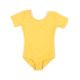Leveret Girls Leotard Yellow Short Sleeve X-Large (12-14) screenshot. Tops directory of Clothes.