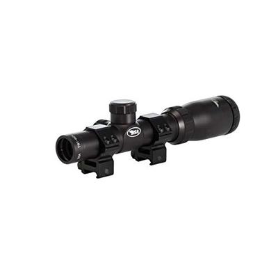 BSA Optics TW-14X24W1PMTB Tactical Weapon Scope, One Piece Weaver Mount, 1X-4X 24mm Objective