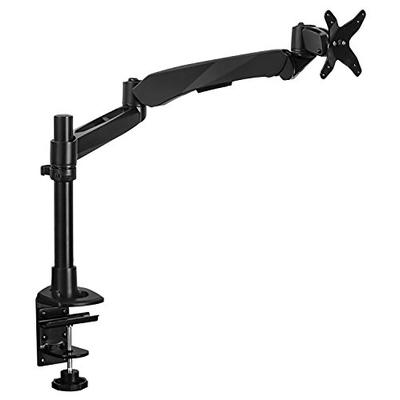 Mount-It! MI-35116B Single Articulating, Height Adjustable, Rotating, Swiveling Arm Desk Mount for S