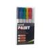 Uni-Paint 63720 PX-21 Oil-Based Paint Marker, Fine Point, Assorted Colors, 6-Count