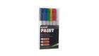Uni-Paint 63720 PX-21 Oil-Based Paint Marker, Fine Point, Assorted Colors, 6-Count
